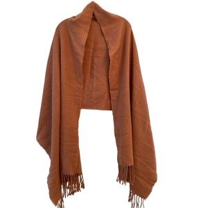 Pieces Scarf Blush With tassels 26x80